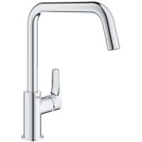 Смеситель для кухни Grohe "Eurosmart" 30567000, глянцевый хром, латунный корпус