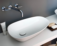 Раковина-чаша Laufen Palomba, накладная установка, керамика, овальная, 52х38х13 см, белая