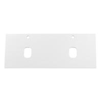 Столешница из МДФ с двумя отверстиями под раковину и с двумя отверстиями под смеситель BelBagno EK-120-2-BO Bianco Opaco