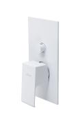 Смеситель для душа Cezares PORTA-VDIM-BIO, скрытый монтаж, белый, матовый