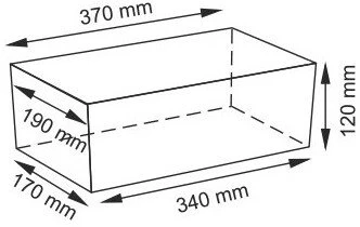 Плетеная корзина WasserKraft Lossa WB-120-M