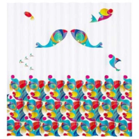 Штора для ванной WasserKraft Berkel SC-68101