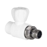 Кран шаровой TEBO бел. PP-R для радиатора 25х3/4quot; прямой (5/50), арт. 030060204