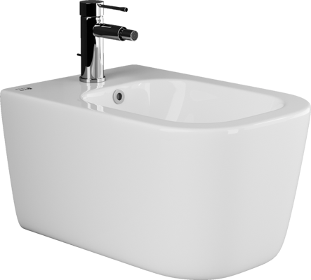 CN3006 Подвесное биде NEW DAY, 1 отверстие под смеситель, с крепежом для скрытого монтажа