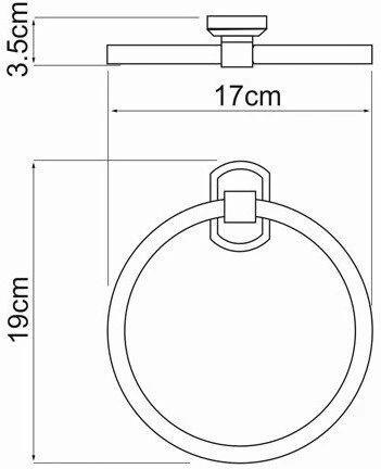 Полотенцедержатель WasserKraft Oder K-3060