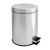 Урна с механизмом поднятия крышки "Solinne", Н102, хром,  5 л, 22х22х29 см