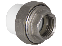 Муфта TEBO бел. PP-R комбин. разъемная (Американка) 25х1quot; ВР O-ring