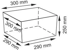 Плетеная корзина WasserKraft Lopau WB-320-M