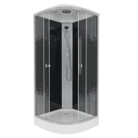 Душ.каб. NG-4503-14 (800х800х2150) низкий  поддон(13см) стекло МОЗАИКА 3 места