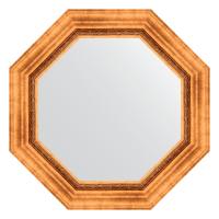 Зеркало настенное Octagon EVOFORM в багетной раме римское золото, 61х61 см, BY 7340