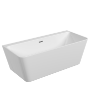 FB14 Ванна SANCOS акриловая отдельностоящая 1700*750*580мм бел. слив-перелив в комплекте, хром