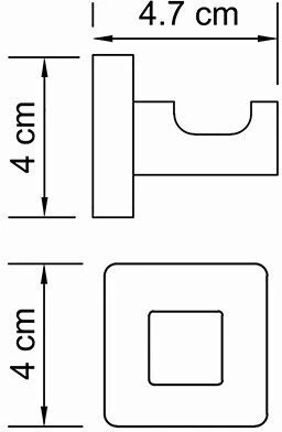 Крючок WasserKraft Lippe K-6523