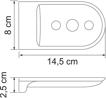 Мыльница WasserKraft Kammel K-8369WHITE