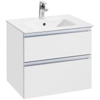 857397806 GAP м‐ль д/раковины 2 ящика 600мм, бел/гл (аналог 857550806)