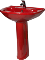 Раковина подвесная Оскольская керамика Престиж 60 45160100302 красная