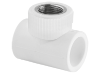 Тройник TEBO бел. PP-R комб. 25х1/2quot; ВР (20/100), арт. 030040305