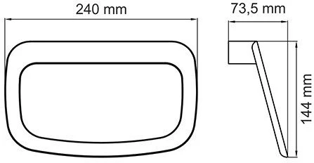 Держатель полотенец WasserKraft Elbe K-7260