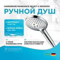 Ручной душ Hansgrohe Raindance Select S 26530000 Хром