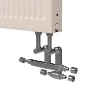 Комплект фитингов для подключения радиатора quot;из плинтусаquot;