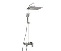 Душевой комплект WasserKRAFT A177.118.103.010.CH, вертикальный, латунь, тропический душ