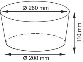 Плетеная корзина с крышкой WasserKraft Donau WB-530-M