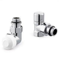 Набор термостатический для радиатора трехосевой Royal Thermo Design 1/2quot;М30х1,5 (Хром)