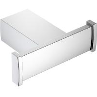 Крючок двойной Timo Torne 43012/00, хромированная латунь, крепление шурупами, 8.4х2.8см