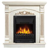 Портал Firelight Barocco Classic шпон белый дуб с Золотой патиной