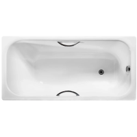 Ванна Wotte Start, чугун, прямоугольная, глянцевая, противоскользящее дно