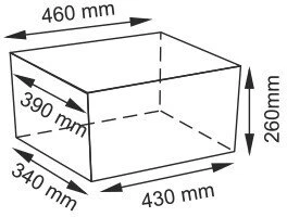 Плетеная корзина WasserKraft Berkel WB-480-L