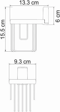 Держатель освежителя WasserKraft Exter K-5245