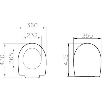 Крышка-сиденье VitrA Arkitekt 115-003-001