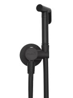 AQM 6020MB Minimal Готовый комплект гигиенического душа (скрытый монтаж, латунная лейка), Matt Black