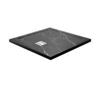 Душевой поддон WasserKRAFT Neime 19T03, искусственный камень, серый, 90x90 см