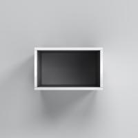 M8FOH0401WG Func, Ниша для хранения 25 см, 40 см, цвет белый глянец