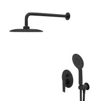 Встраиваемый душевой комплект CEZARES Nautic-DSIP-NOP, латунь, черный матовый