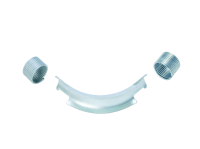 Фиксатор поворота трубы REHAU 20/90гр с кольцами, оцинк. сталь