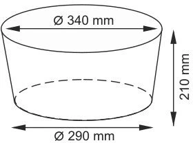 Плетеная корзина с крышкой WasserKraft Donau WB-530-L