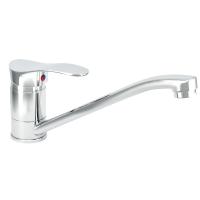 JUGUNI Для кухни одноручный, карт. 40 мм, длинный излив 25 см, гайка. Арт. 0402.948C