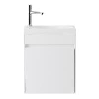 База под раковину подвесная BelBagno PIETRA MINI-460-1A-SO-BL-R Bianco Lucido, без раковины