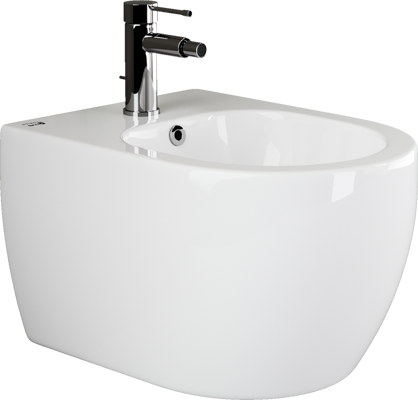 CN3002 Подвесное биде PLAY, 1 отверстие под смеситель, с крепежом для скрытого монтажа