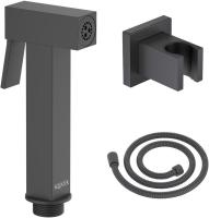 AQ2053MB гигиенический ручной душ со шлангом 120 см и держателем, матовый черный