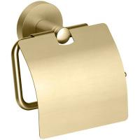 Держатель туалетной бумаги Timo Saona 13042/17 с крышкой Золотой