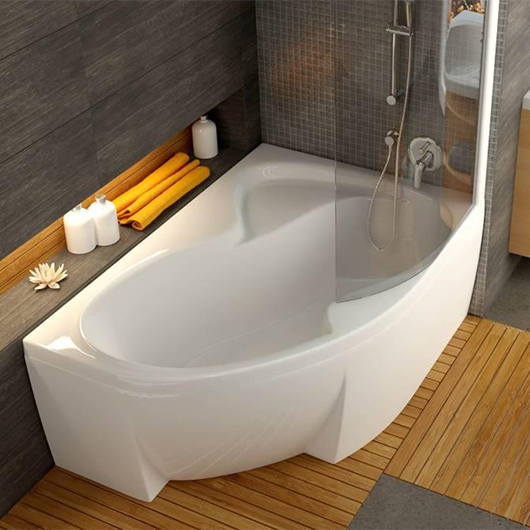 Экран для ванны Ravak Rosa II 160 R белый