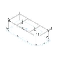 Металлический каркас CEZARES METAURO CORNER-MF