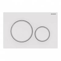 Клавиша смыва Geberit Sigma 20 115.882.11.1 Белая глянцевая и матовая