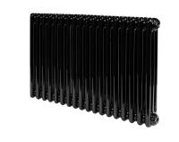 Стальной трубчатый радиатор отопления IRSAP TESI 30565 18 секций ЧЁРНЫЙ боковое подключение 3/4"