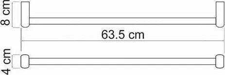 Полотенцедержатель WasserKraft Berkel K-6830