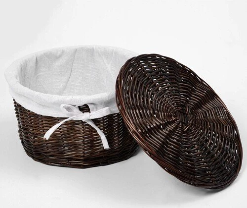 Плетеная корзина с крышкой WasserKraft Donau WB-530-L