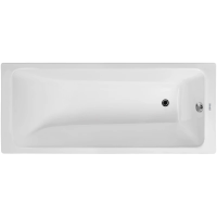 Ванна Wotte Line №1700, чугун, прямоугольная, белая, глянцевая, противоскользящая, 170×70 см